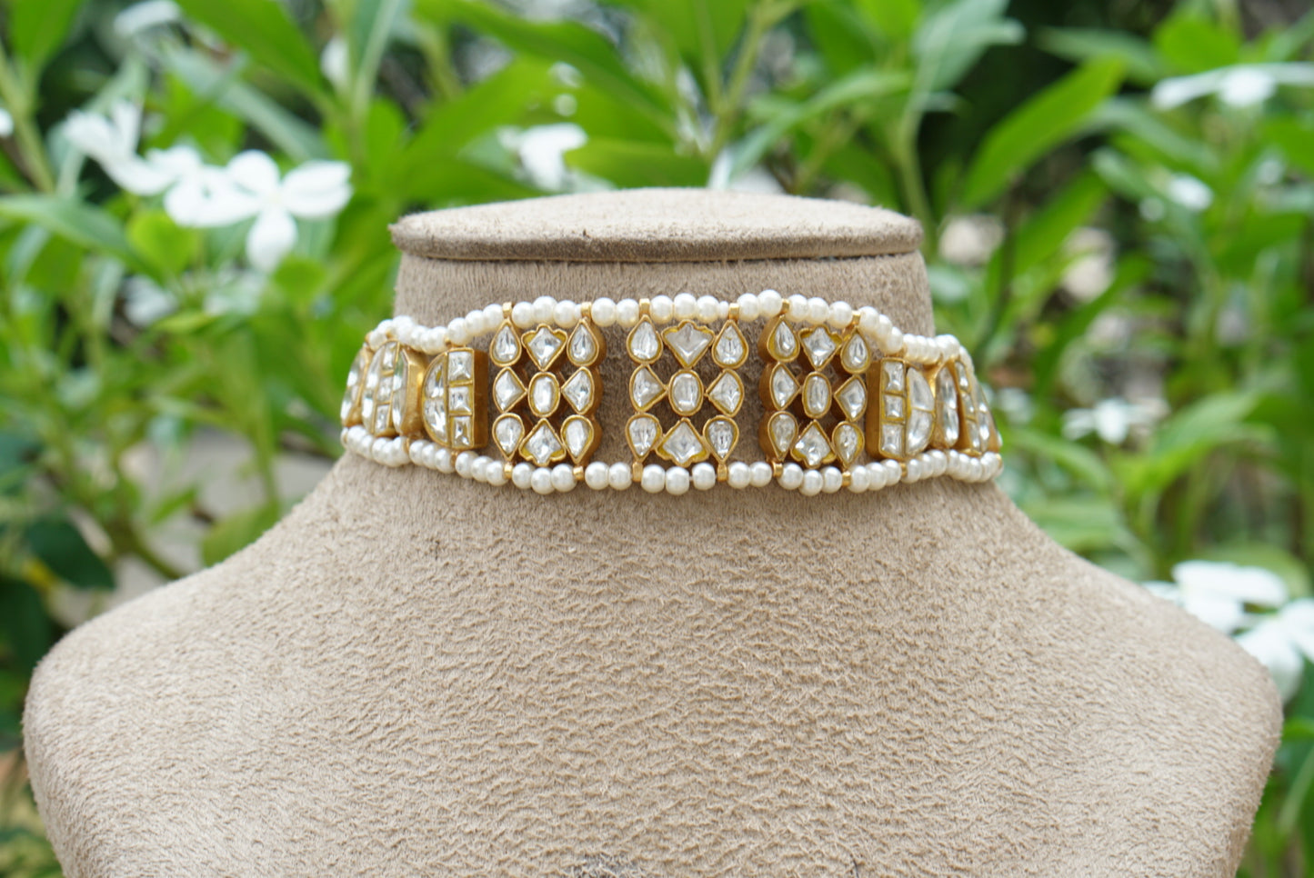 Kundan Choker (4-7502)(R)(PREORDER) - JEWELSTYLE
