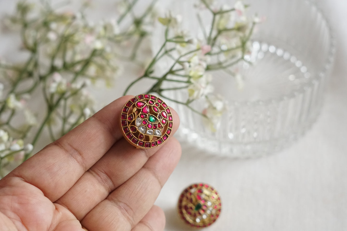 Kundan Studs (1-5235)(K)