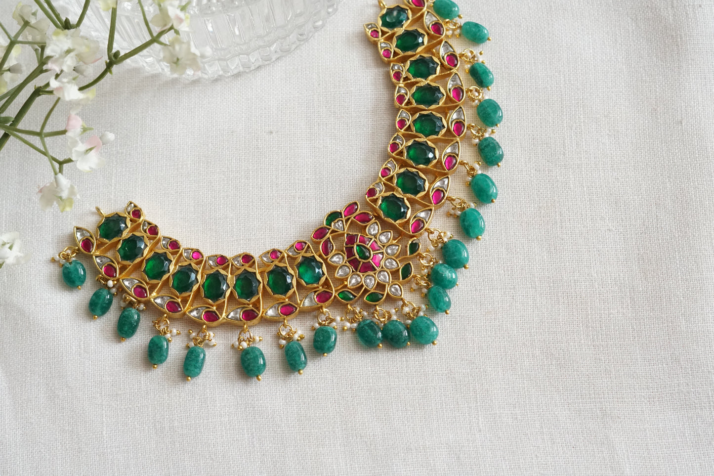 Kundan Necklace (4-9228)(K)
