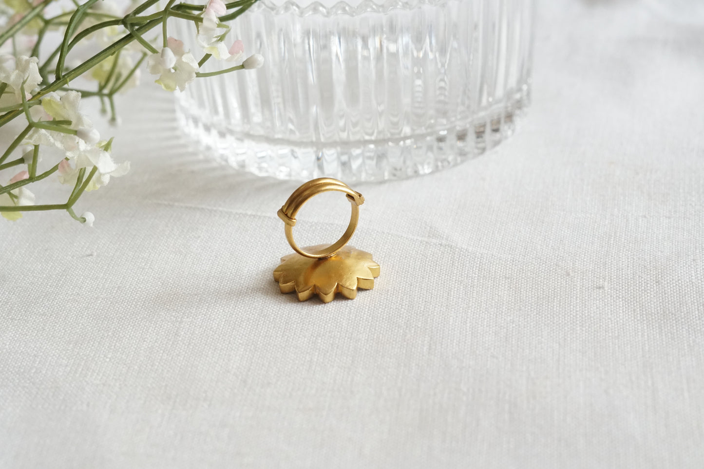 Kundan Ring (6-365)(R) - JEWELSTYLE