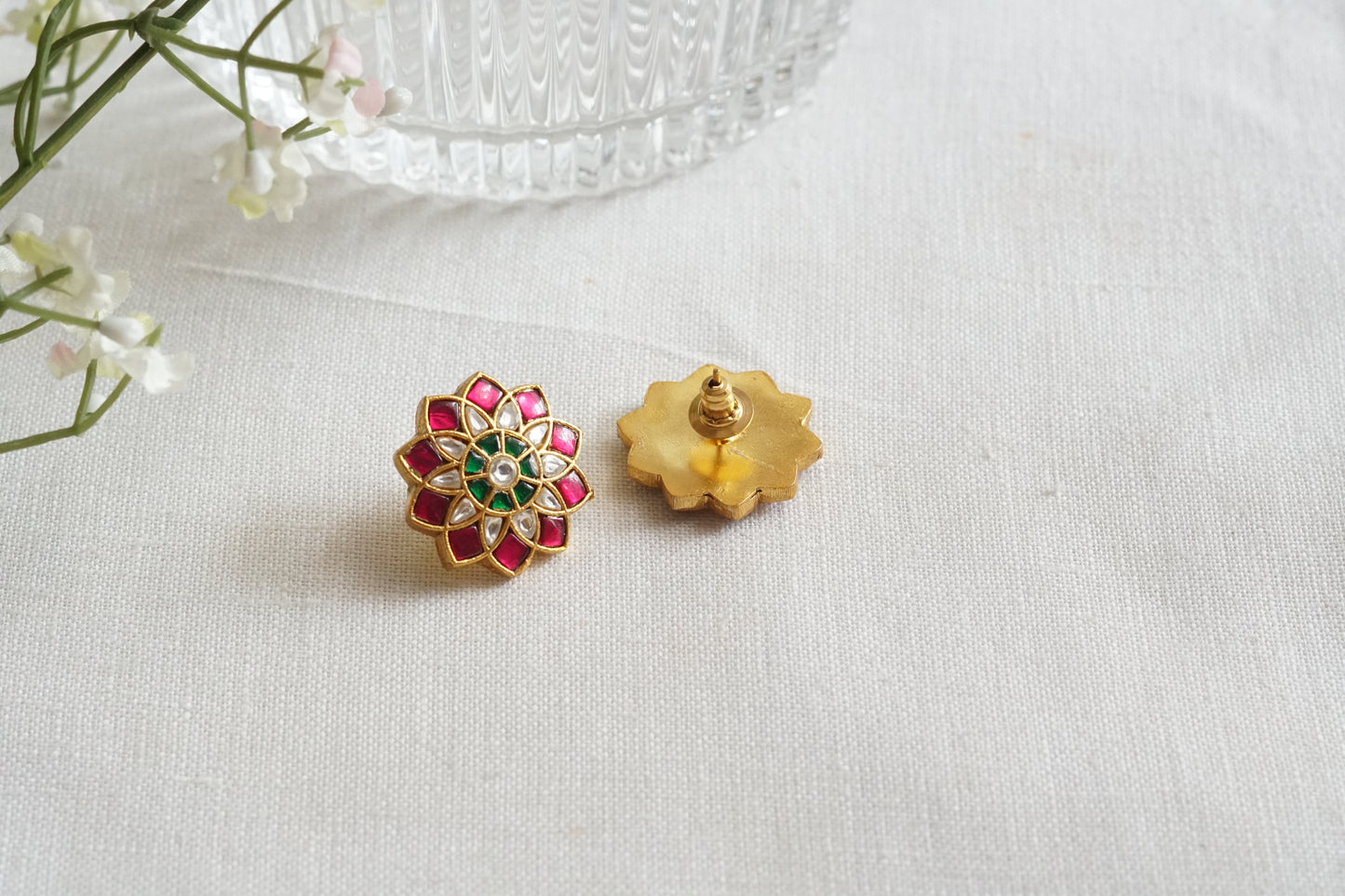 Kundan Studs (1-5244)(R)