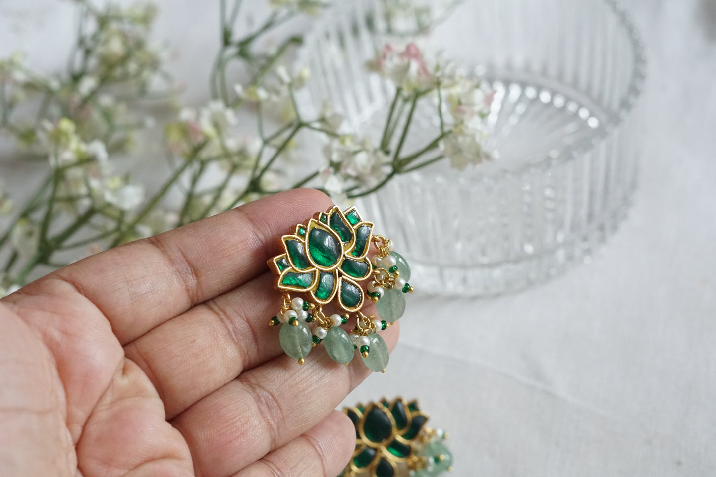 Kundan Studs (1-5246)(R)