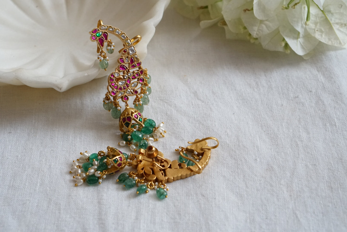 Kundan jhumki (1-3925)(K)(PREORDER) - JEWELSTYLE