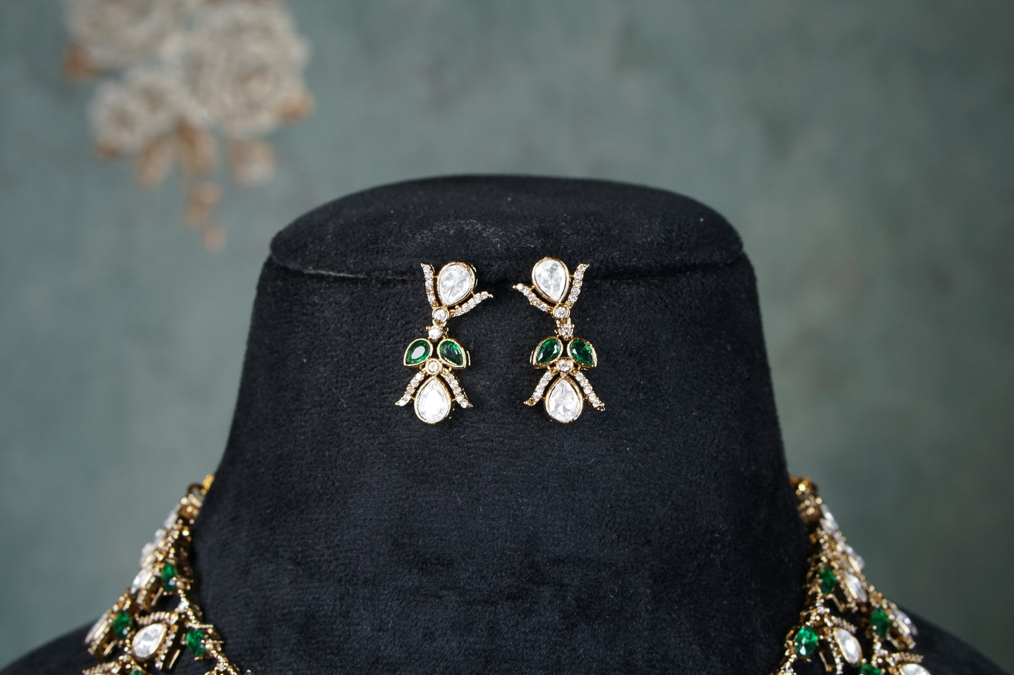Polk necklace Set (4-8611)(B) - JEWELSTYLE