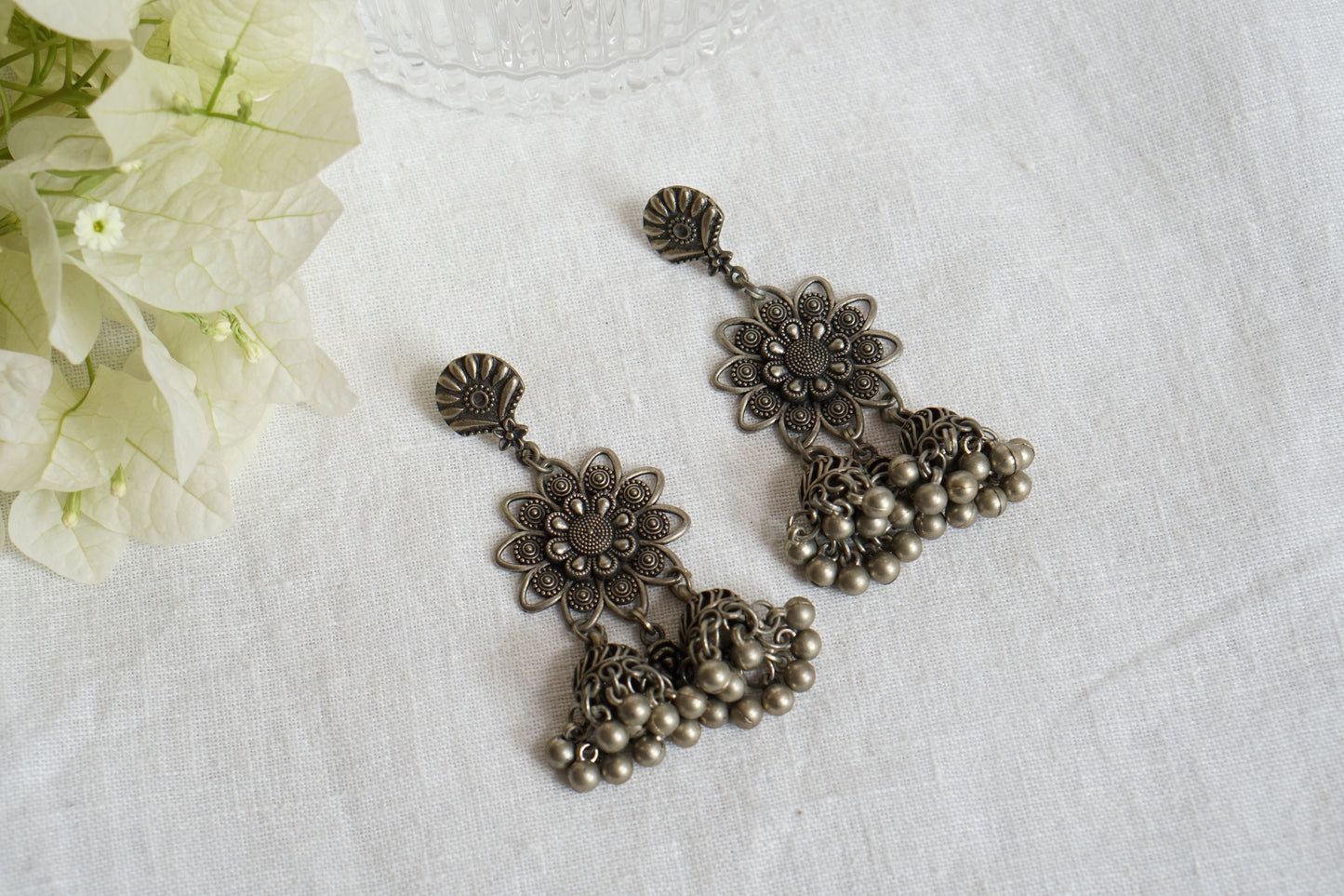 Oxidised Earrings (1-4864)
