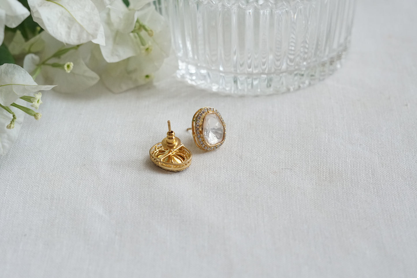 Polki Studs(1-5287)(R)