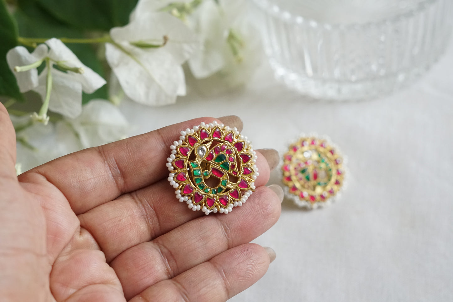 Kundan Studs (1-5274)(R)
