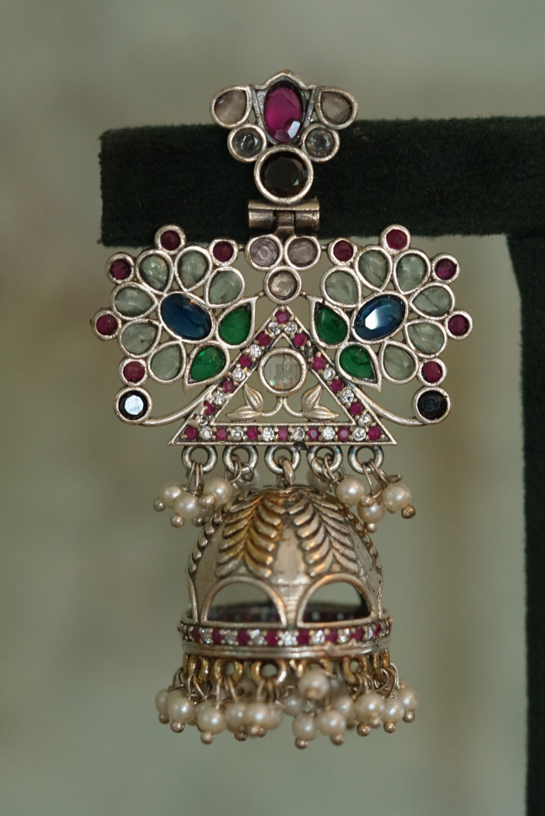 oxidised jhumki (1-2986)(offer piece)
