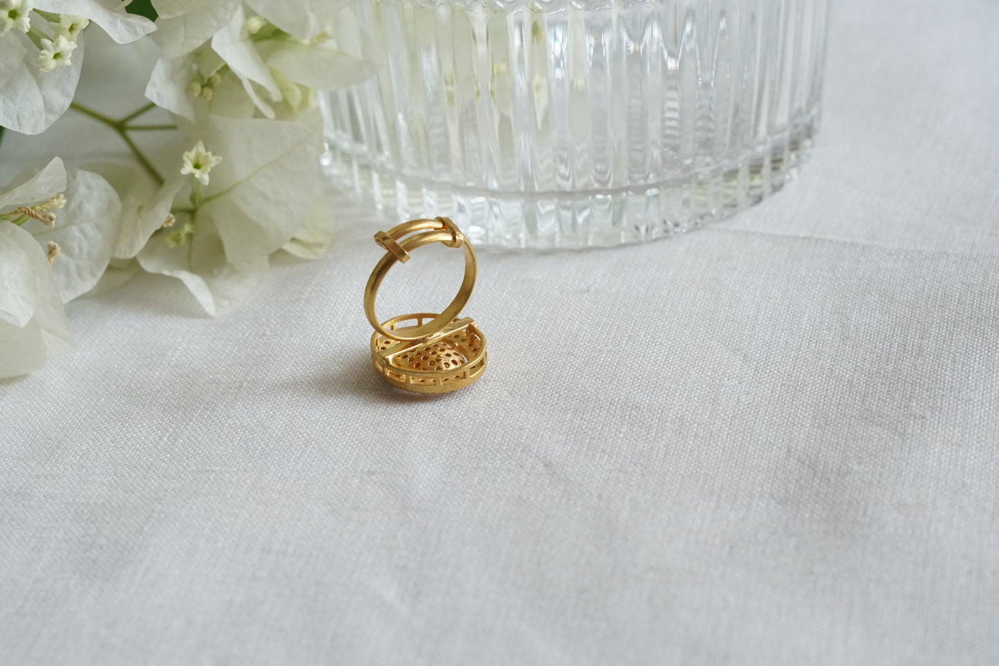 Mossainite Ring (6-370)(R) - JEWELSTYLE