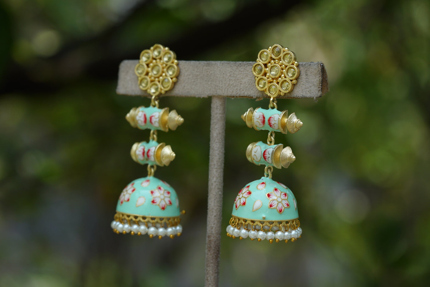 Meenawork Jhumki (1-3676)