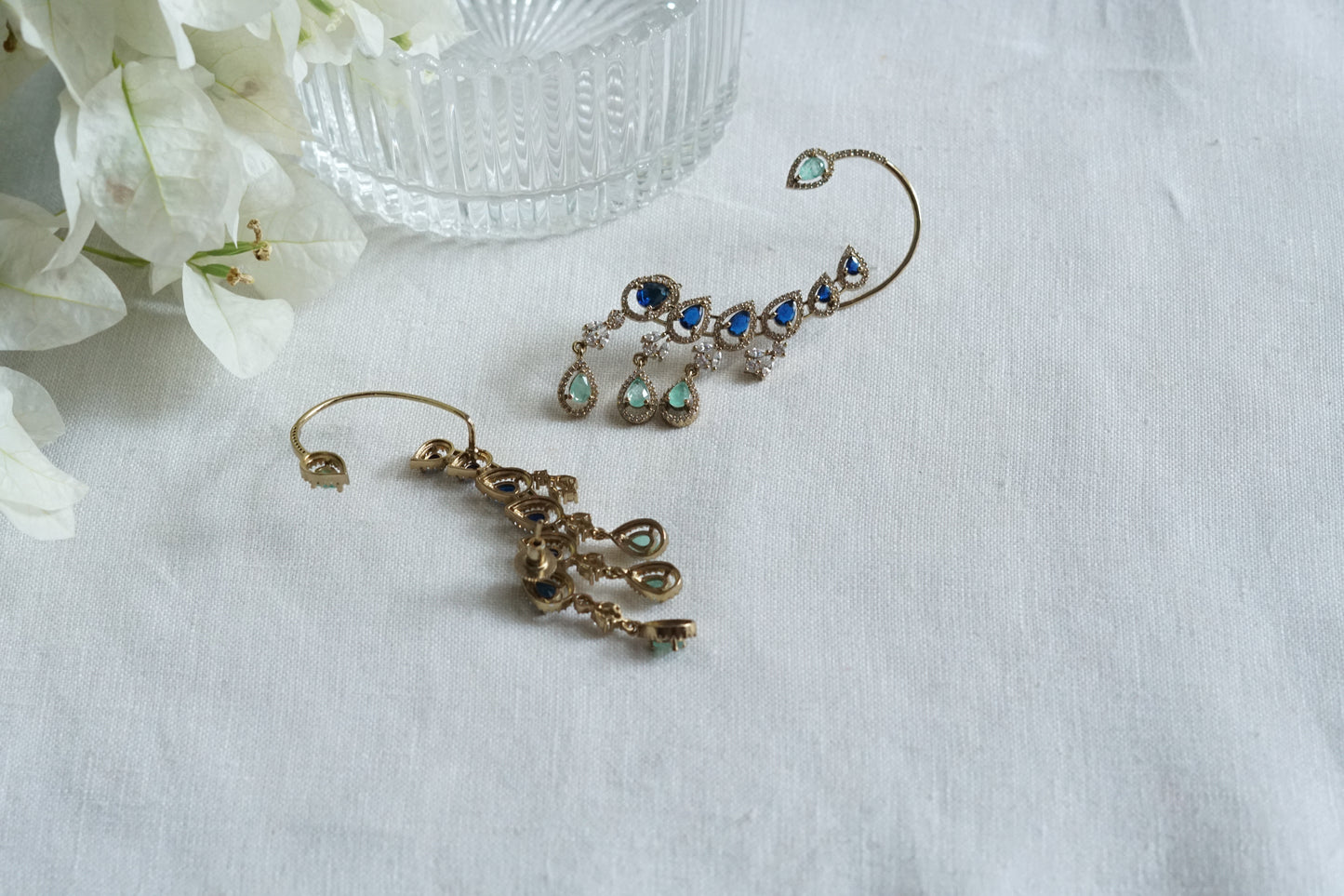 Ad Earcuff Earrings (1-5318)(B)(from turkey)