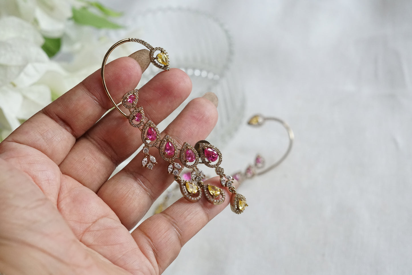 Ad Earcuff Earrings (1-5319)(B)(from turkey)