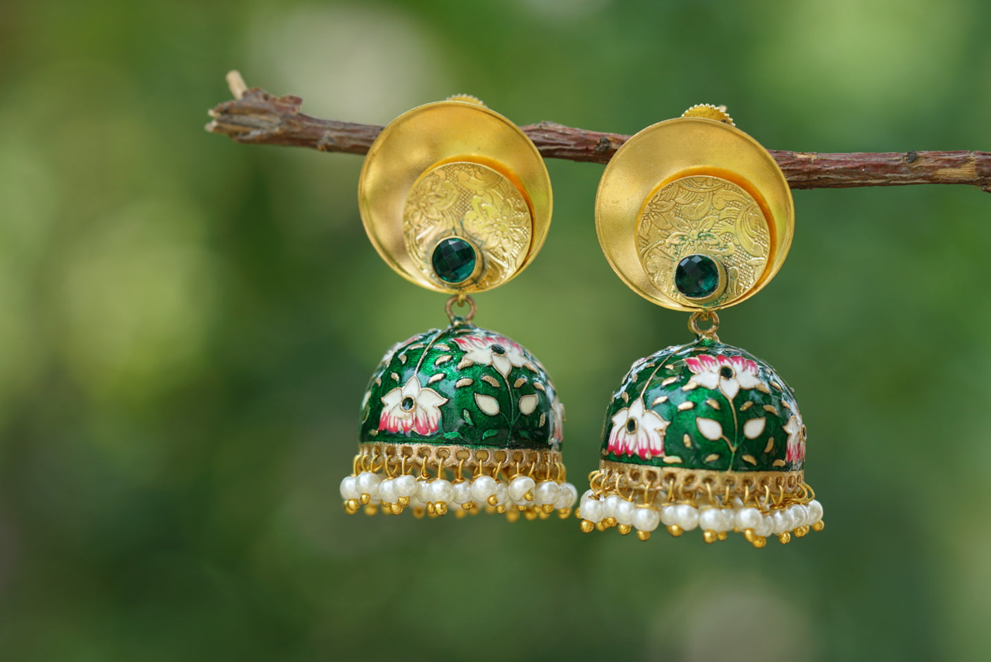 Meenawork Jhumki (1-3685)