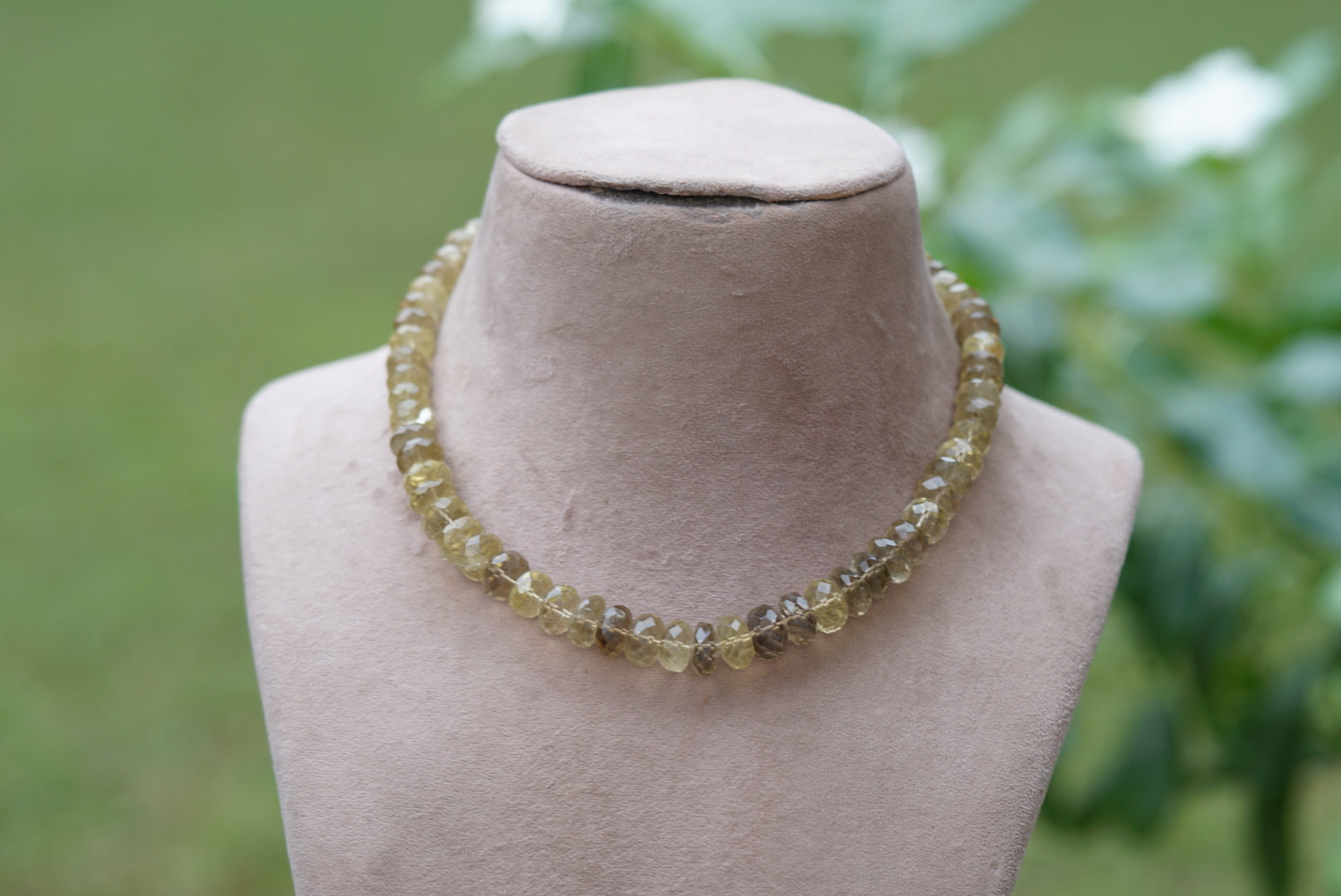 Citrine on sale bead necklace