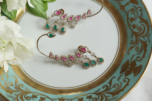 Ad Earcuff Earrings (1-5316)(B)(from turkey) - JEWELSTYLE