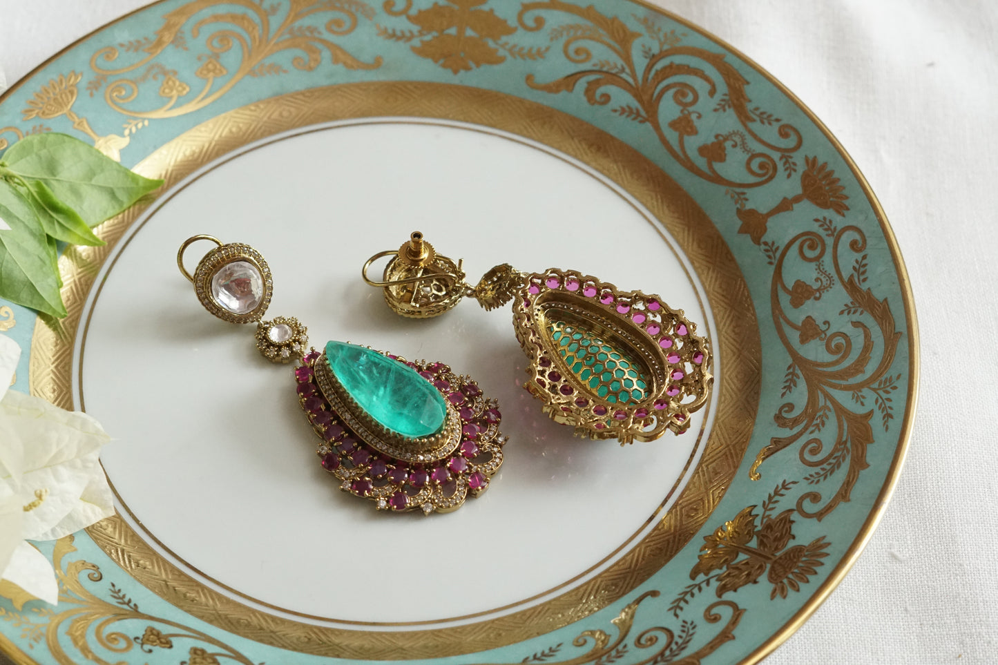 Polki Earrings (1-5302)(B)