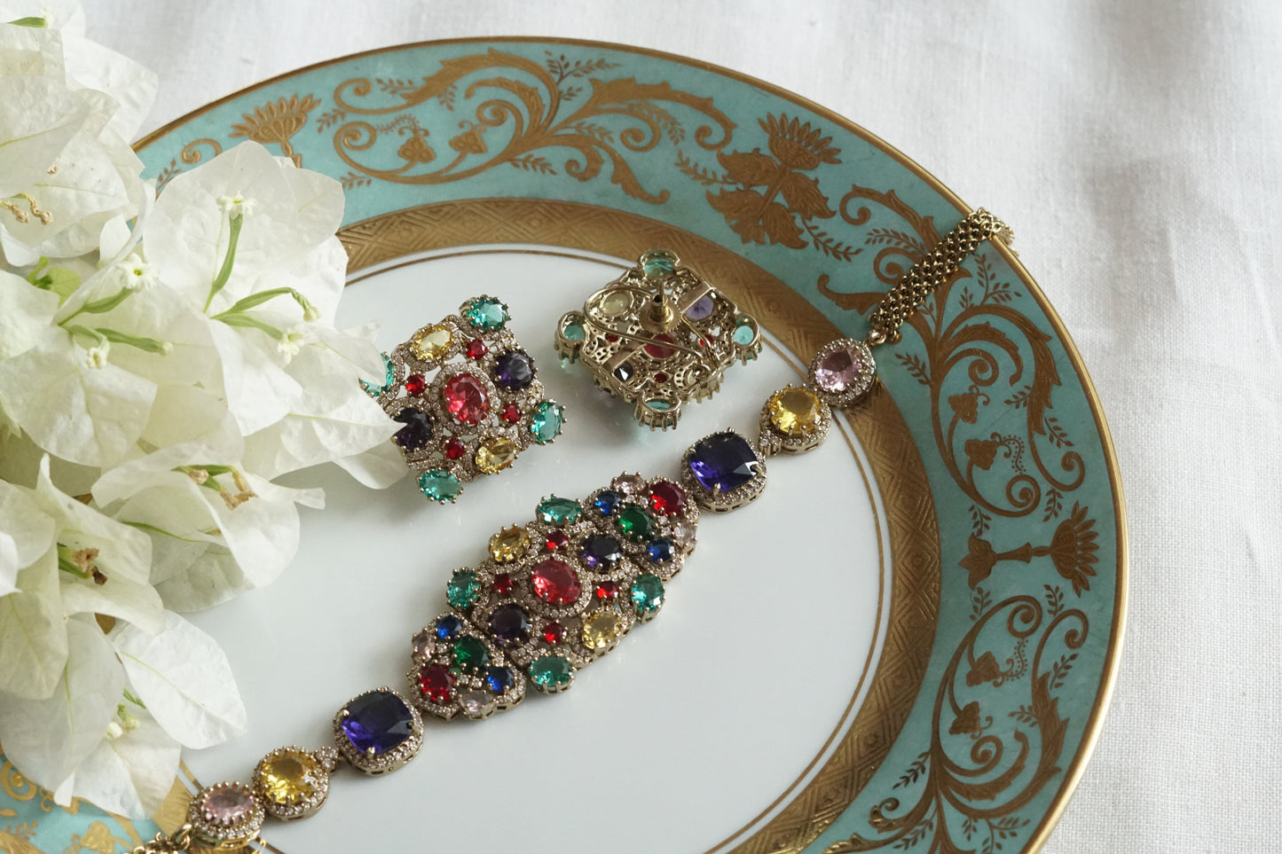 Ad Necklace Set (4-9325)(B)
