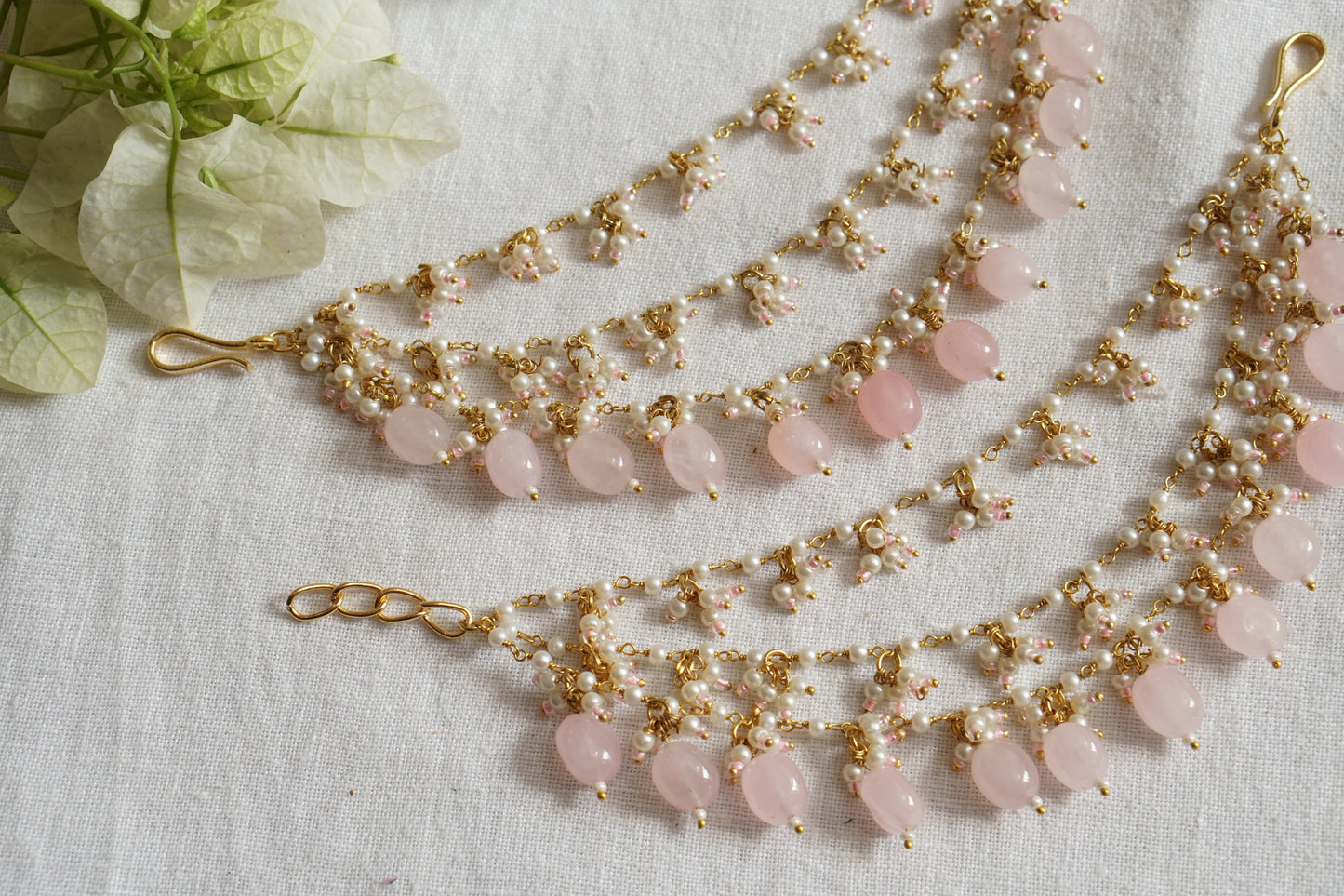 Beads Earchain (9-291)(A)(made in 2days) - JEWELSTYLE