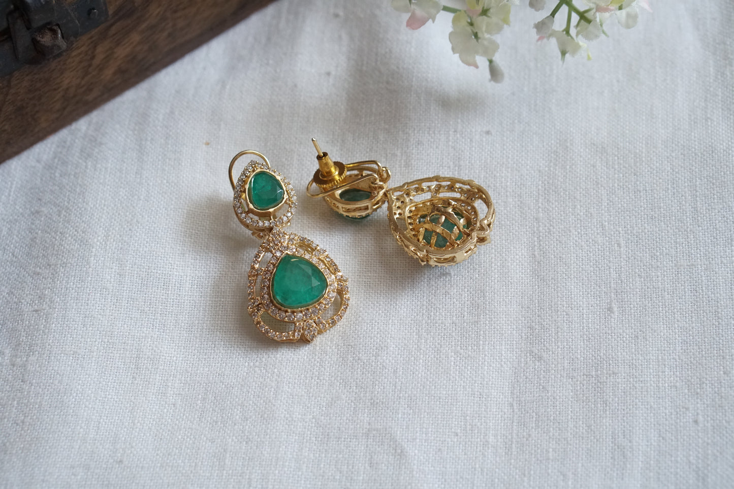 Polki Earring(1-4509)(B) - JEWELSTYLE