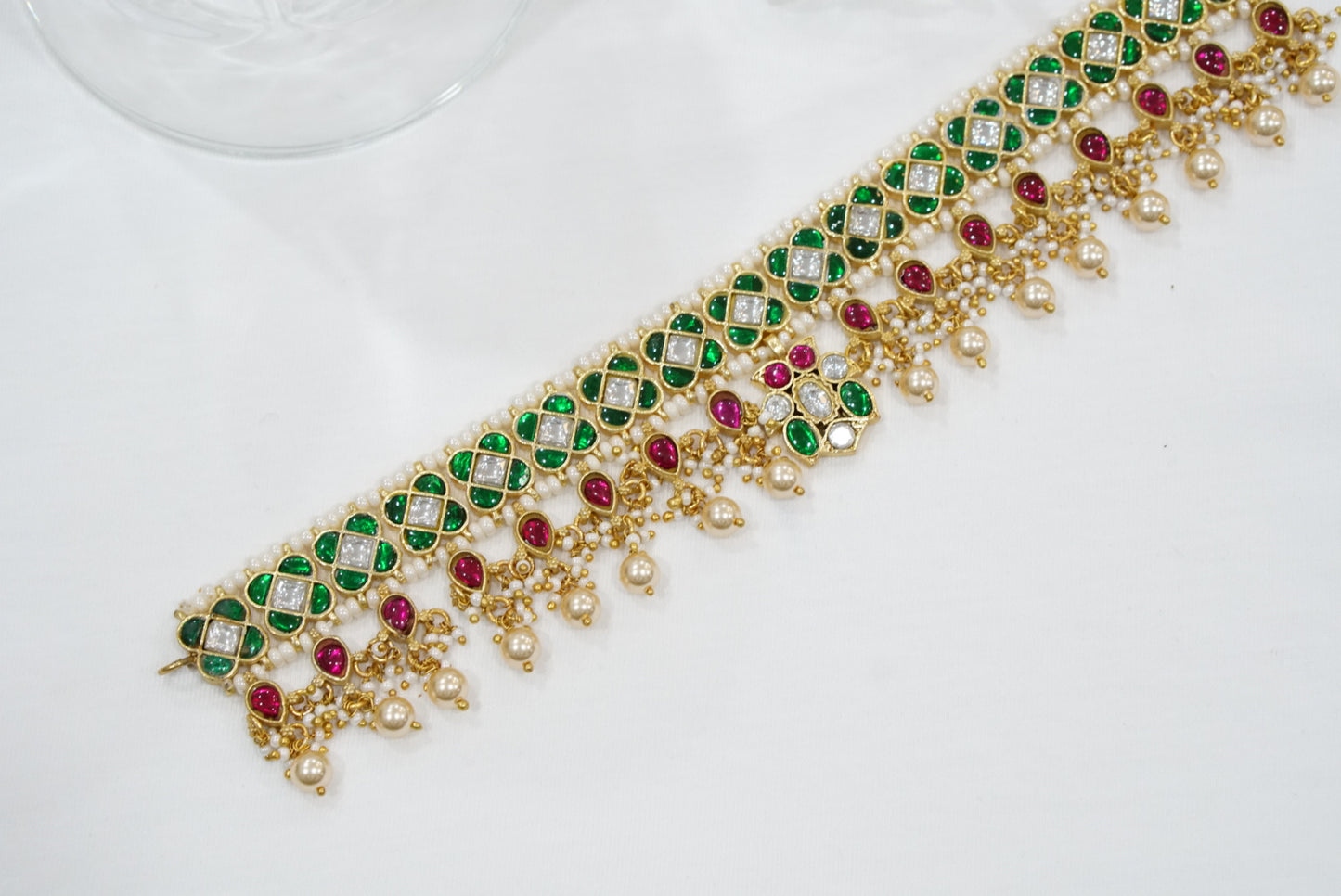 Kundan choker (4-7596)(K)( preorder)