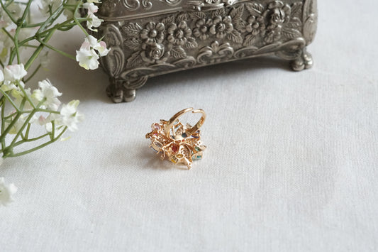 Multi Stone Ad Ring (6-373)(P)