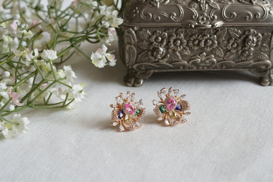 Multi Stone Ad Studs (1-5342)(P)