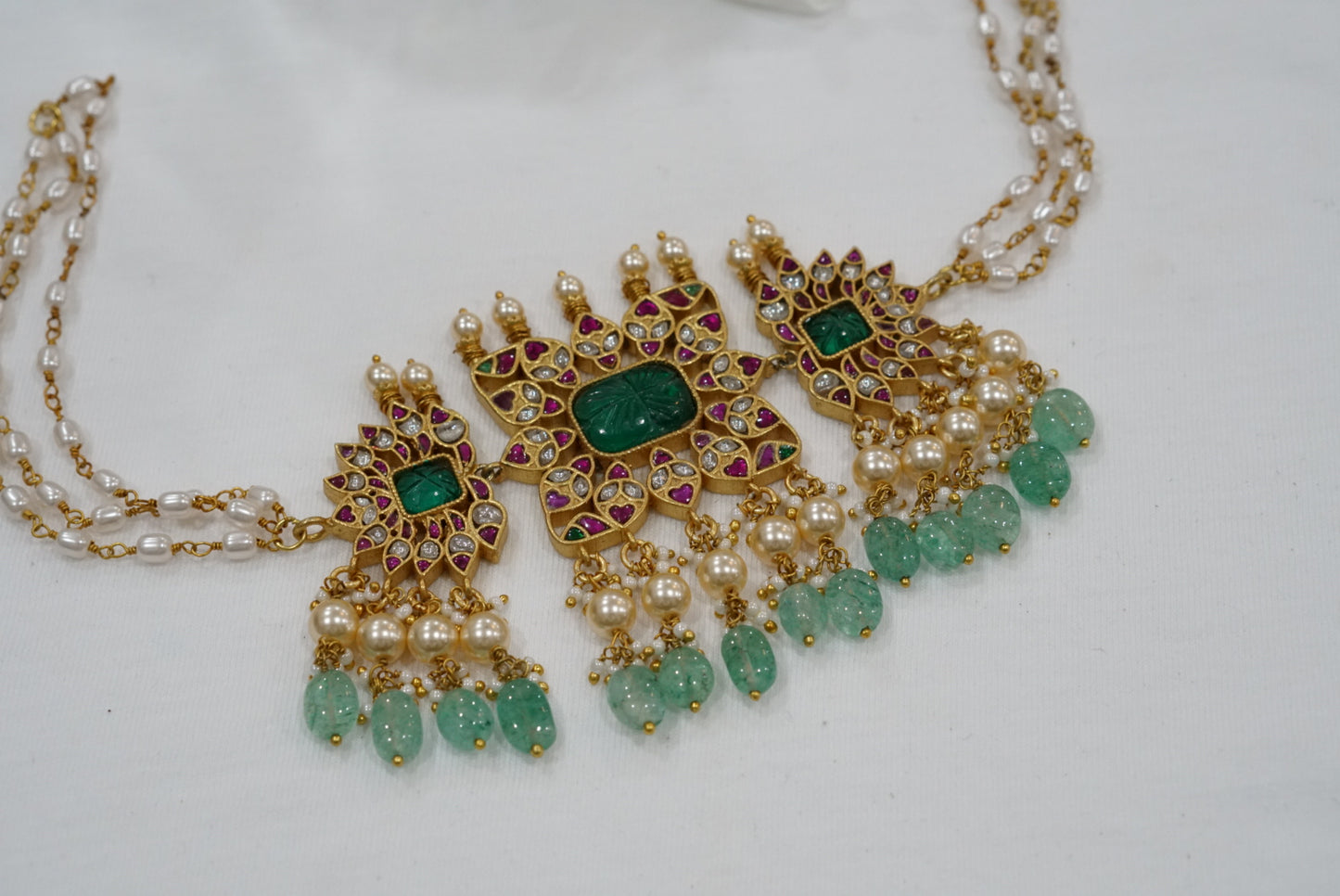Kundan choker (4-7594)(K)(PREORDER)