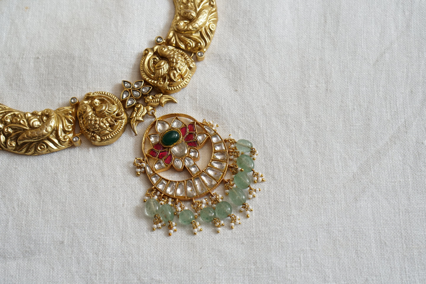 Kundan Necklace (4-8672)(K)