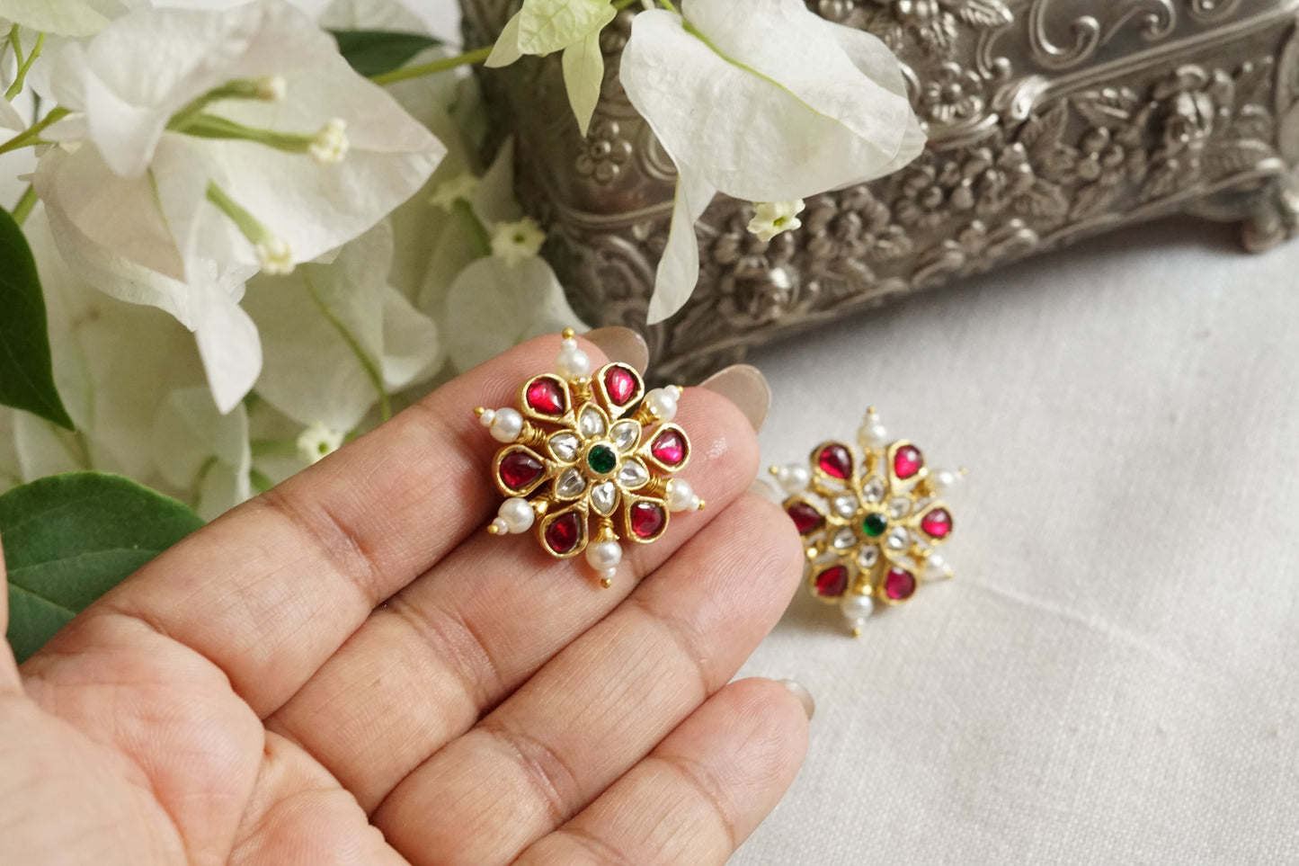 Kundan Studs (1-5351)(A)