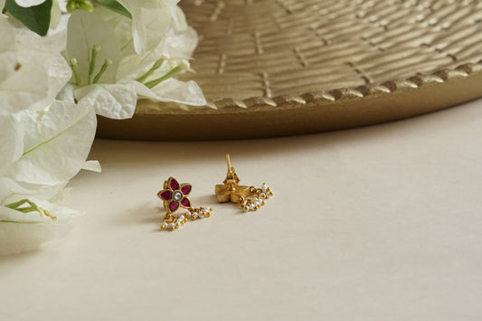Small Kundan Studs (1-5368)(K)