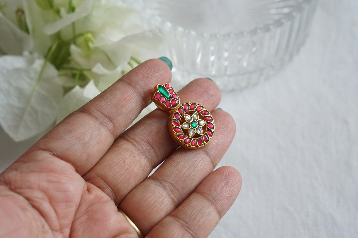 Kundan pendant (4-9650)(K)