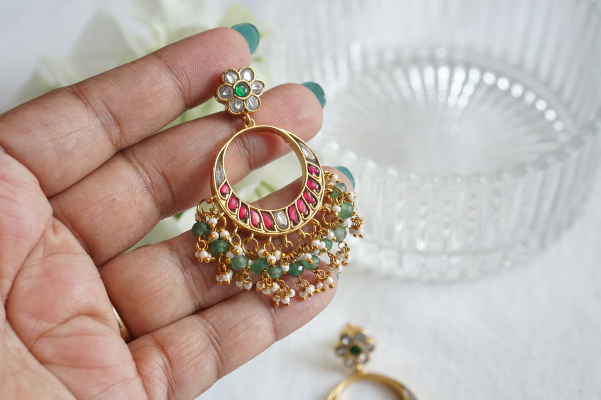 Kundan Earring (1-5561)(K)
