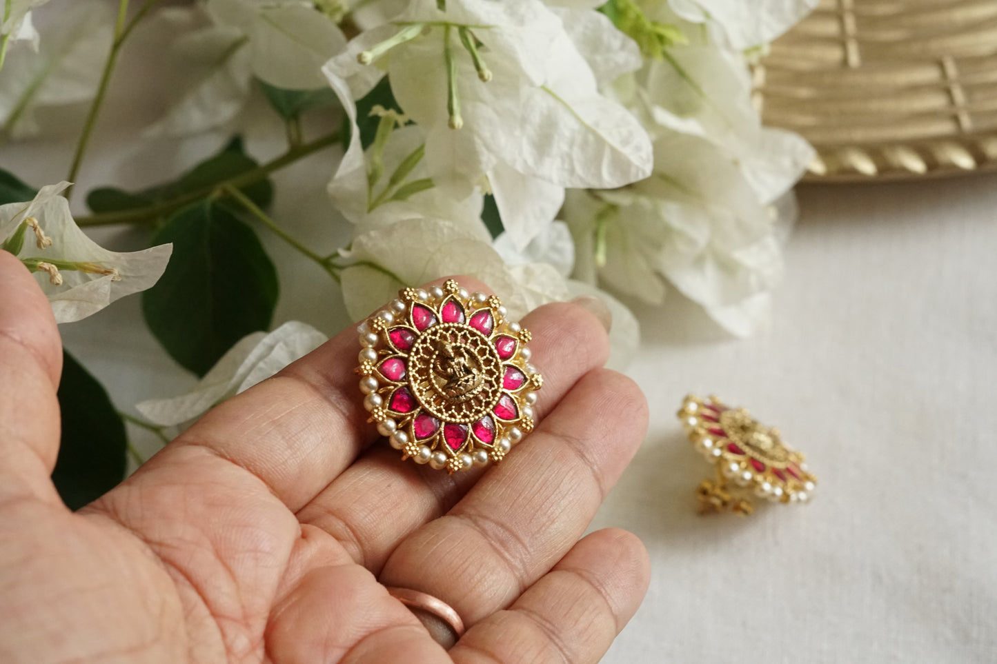 Kundan Studs (1-5365)(K)