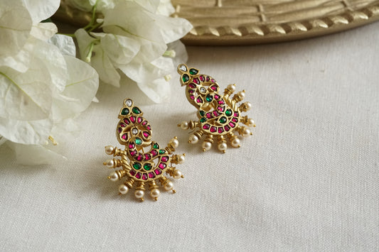 Kundan Earrings (1-5370)(K)