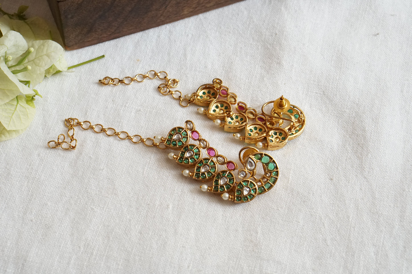 Kundan Earcuff Earrings (1-4793)(A)(already discounted) - JEWELSTYLE