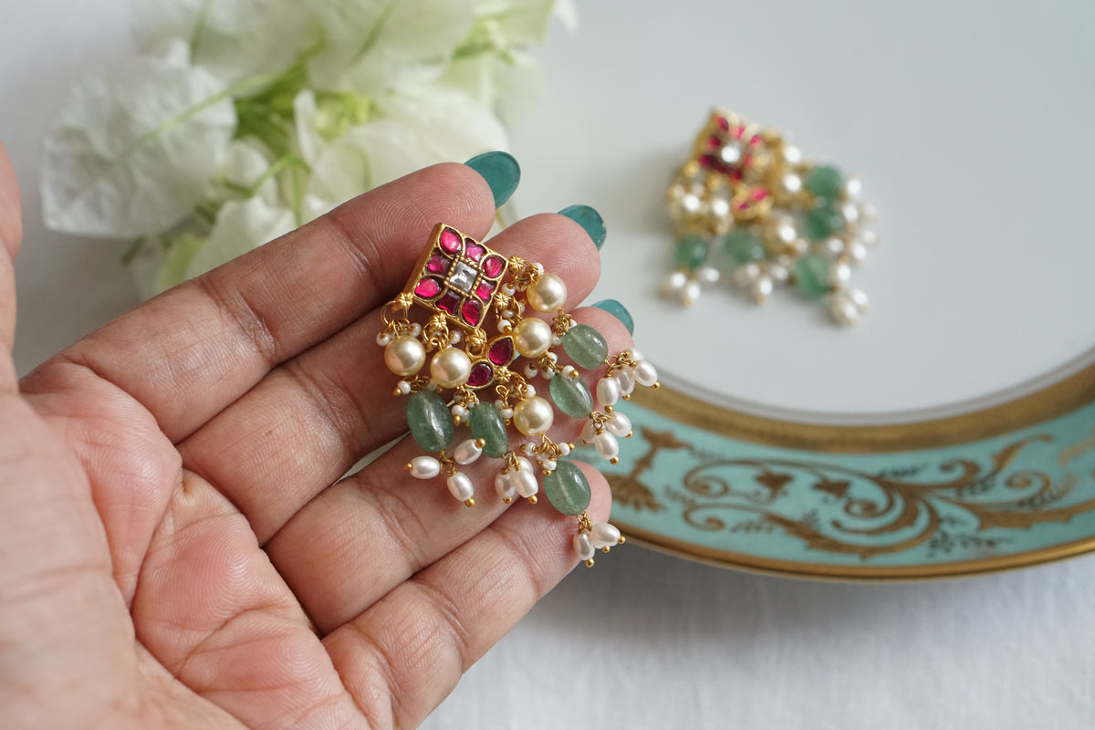 Kundan Earring (1-5560)(K)