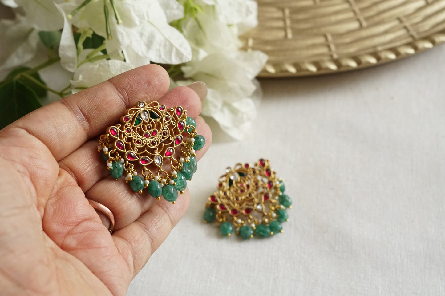 Kundan Studs (1-5367)(K)