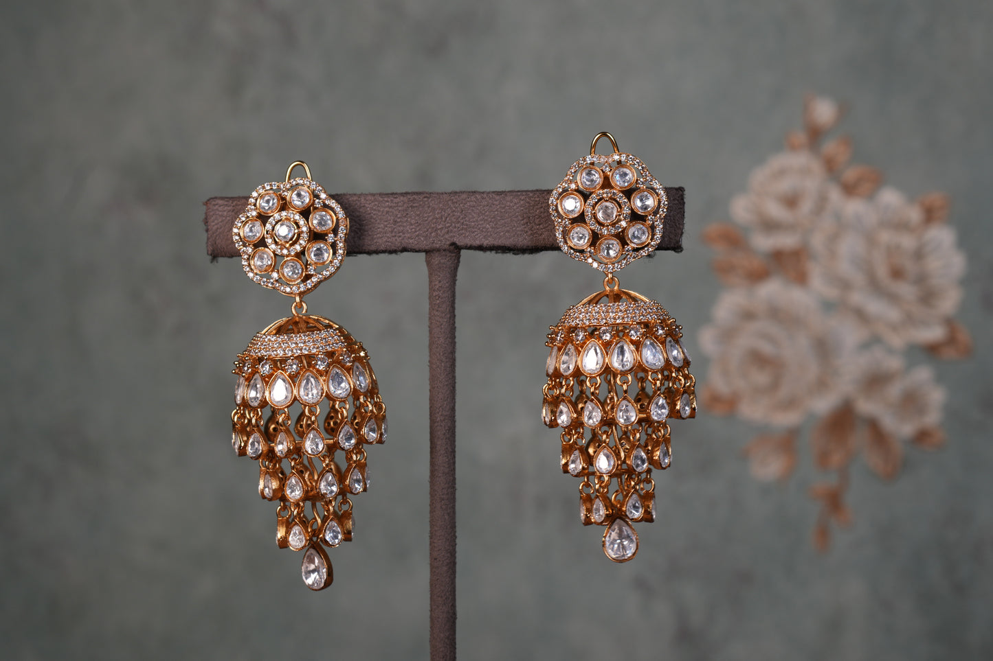 Polki Jhumki (1-5355)(B)