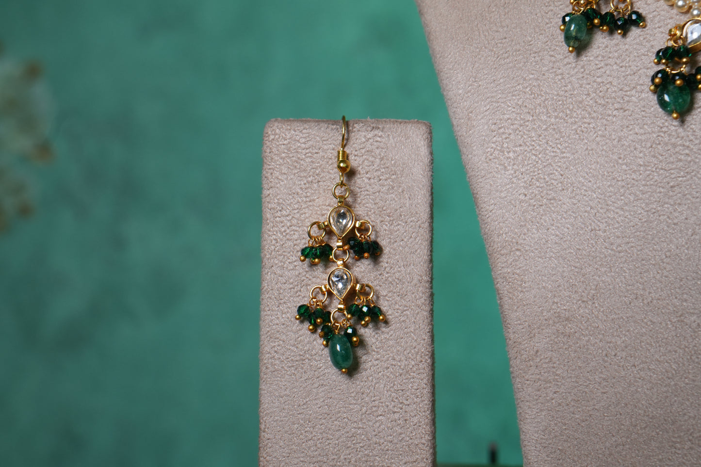 Kundan Necklace Set (4-9399)(K)