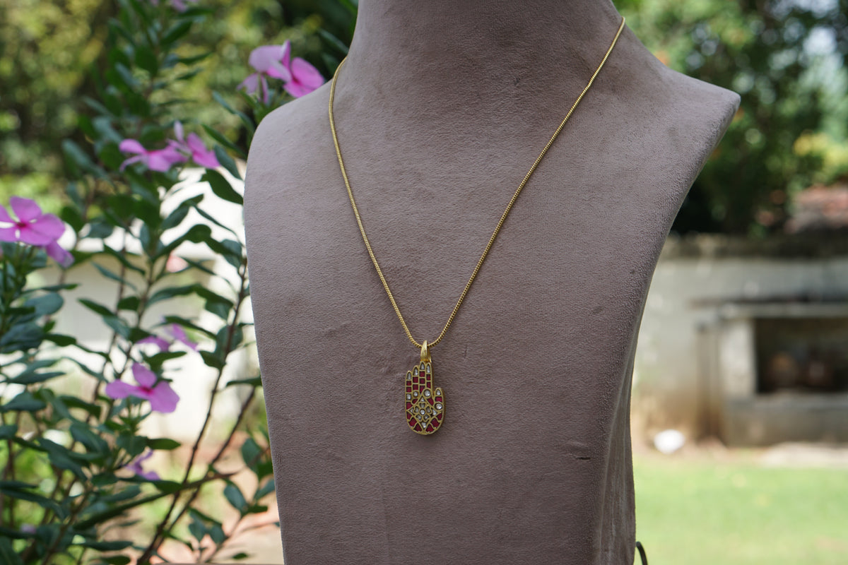 Kundan Pendant (4-9708) (A)