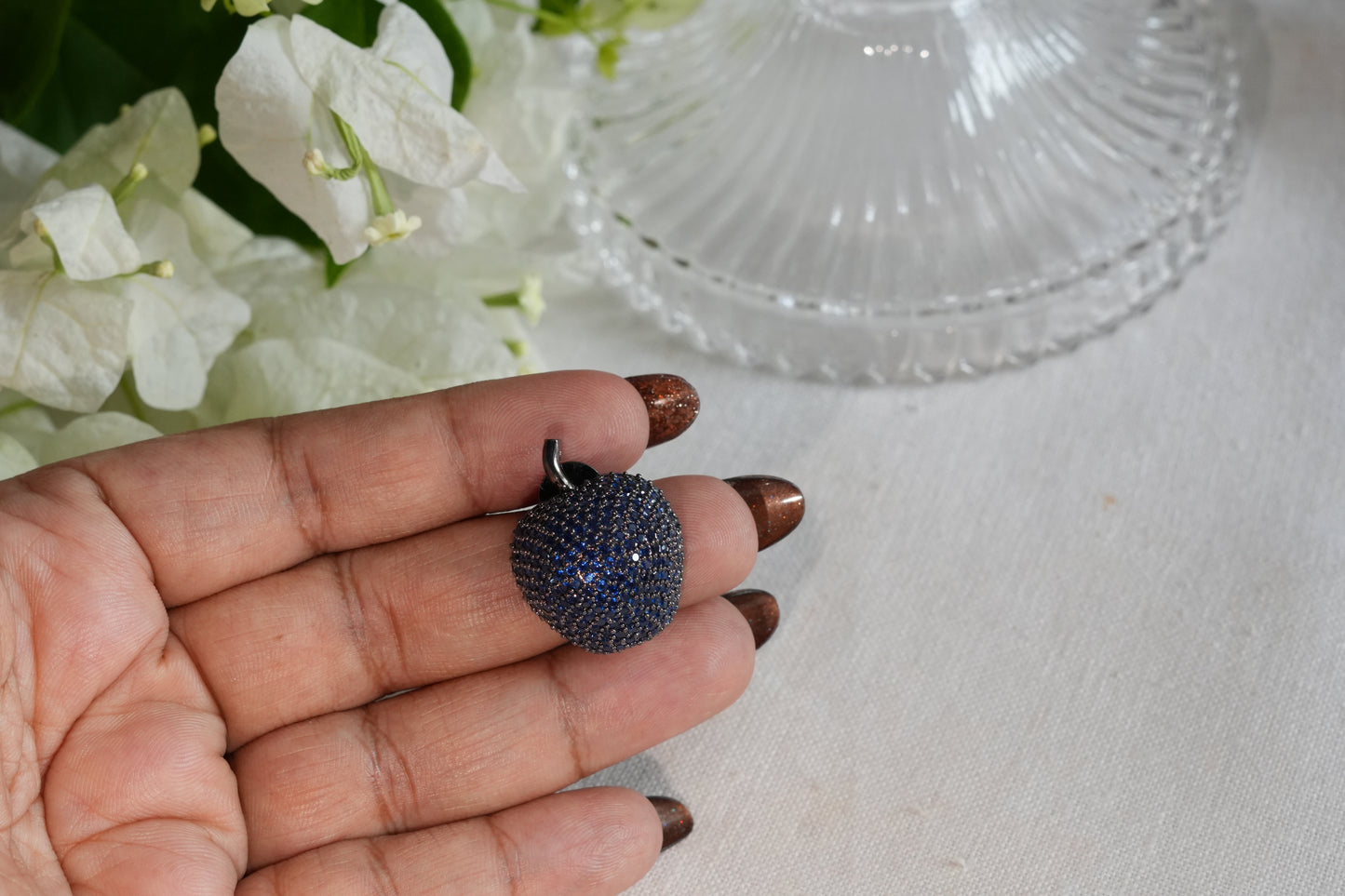 Blue Ad Stone Studs(1-5391)(B)(From Turkey)