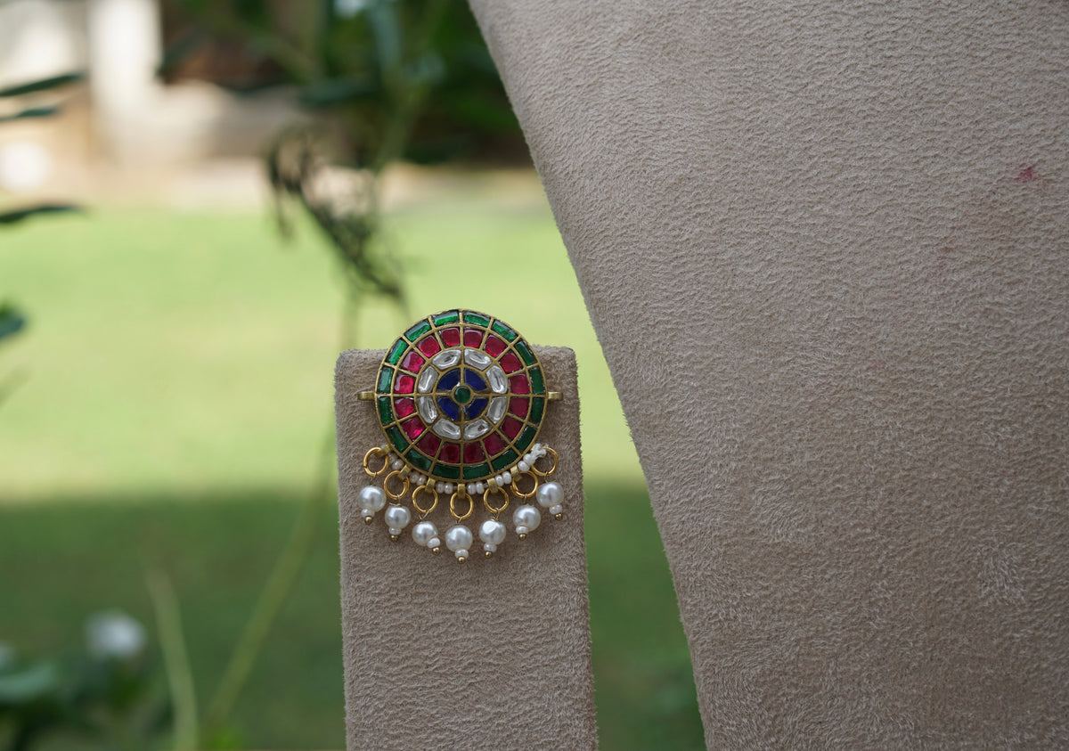 Kundan Choker Set (4-9699) (A)