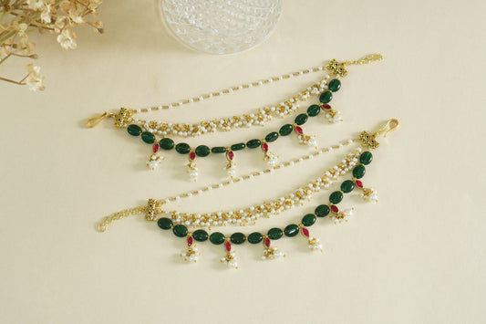 Kundan Earchain(9-400)(A)