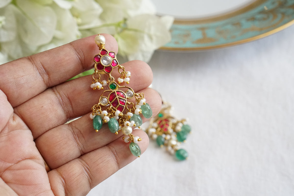 Kundan Earrings (1-5576)(U)
