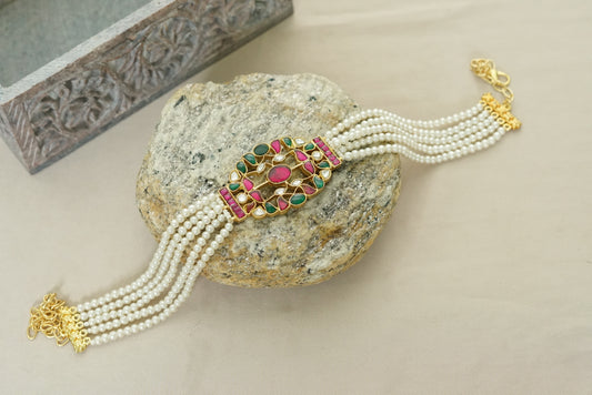 Kundan choker (4-5607)(R)(PREORDER) - JEWELSTYLE
