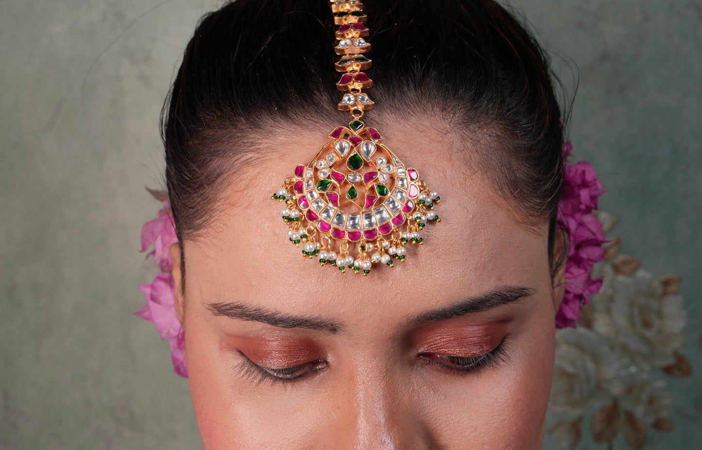 Kundan Maangtikka (5-1689)(R) - JEWELSTYLE