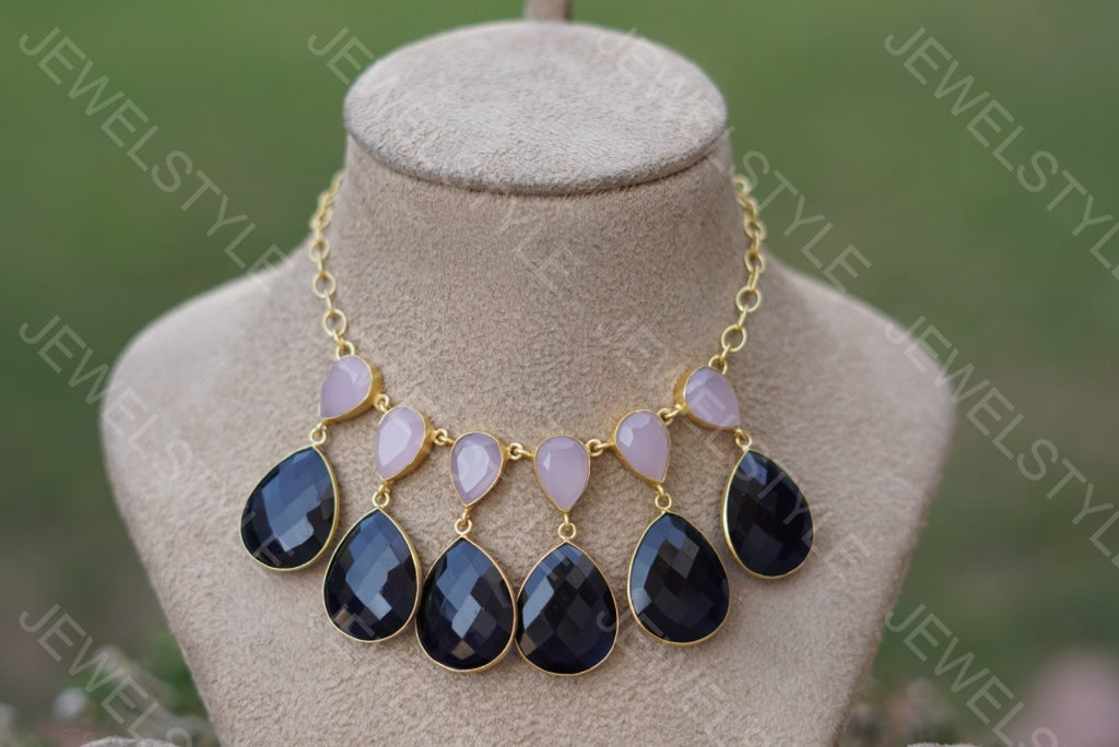 Stone Necklace (R) (4-1021) DISCOUNTED) - JEWELSTYLE