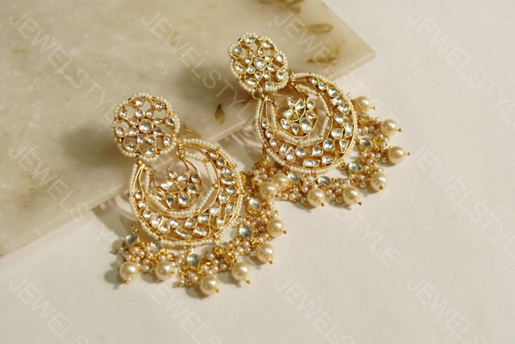 Kundan chandbali(1-1106)(PREORDER) - JEWELSTYLE