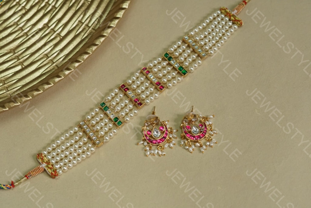 Kundan Choker set (4-1670)(preorder)