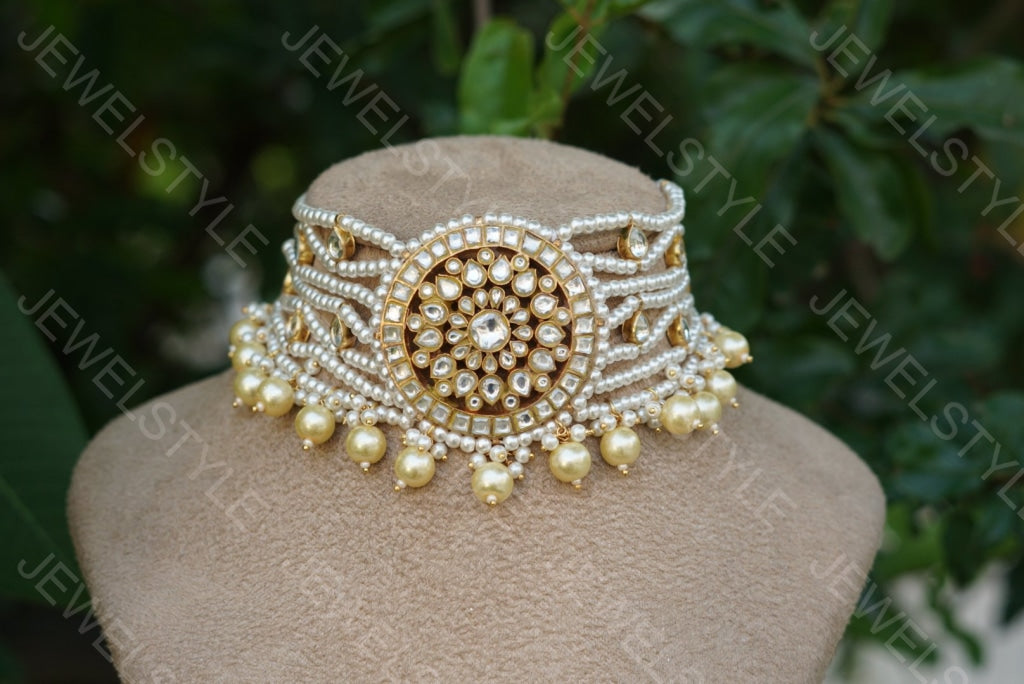 Kundan Choker(Preorder) 4-435 - JEWELSTYLE